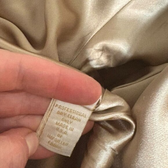 FLEURETTE Camel Stand Collar Car Coat 12 Italian Wool Women Classic Quiet Luxury - Picture 9 of 9